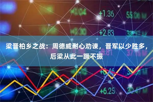 梁晋柏乡之战：周德威耐心劝谏，晋军以少胜多，后梁从此一蹶不振