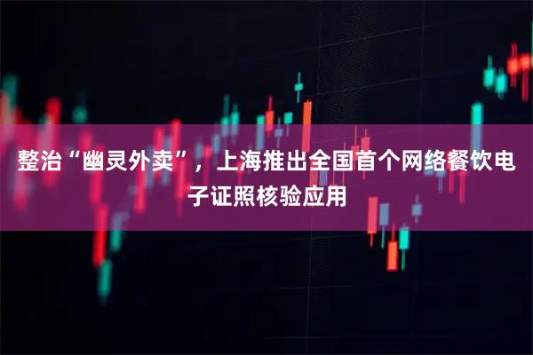 整治“幽灵外卖”，上海推出全国首个网络餐饮电子证照核验应用