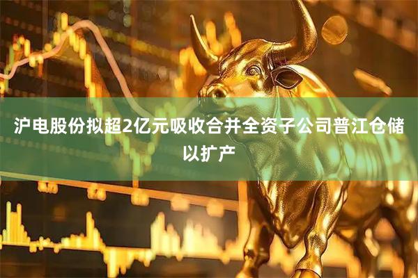 沪电股份拟超2亿元吸收合并全资子公司普江仓储以扩产